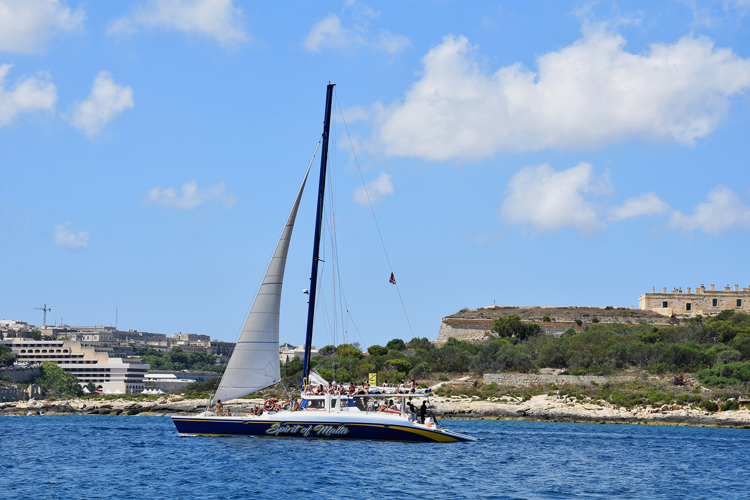 Malta catamaran excursion